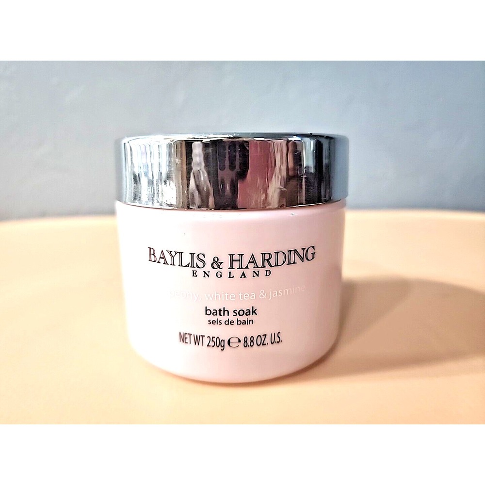BAYLIS & HARDING Peony White Tea & Jasmine Bath Soak‎ Open Box ..A1